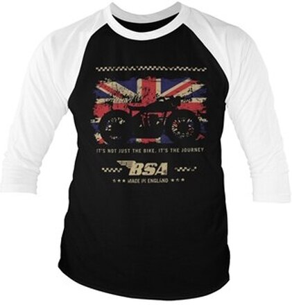 B.S.A. Motor Cycles - The Journey Baseball 3/4 Sleeve Tee, Long Sleeve T-Shirt
