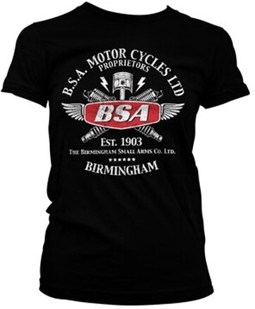 B.S.A. Motor Cycles Sparks Girly Tee, T-Shirt