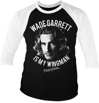 Wade Garrett Is My Wingman Baseball 3/4 Sleeve Tee, Long Sleeve T-Shirt