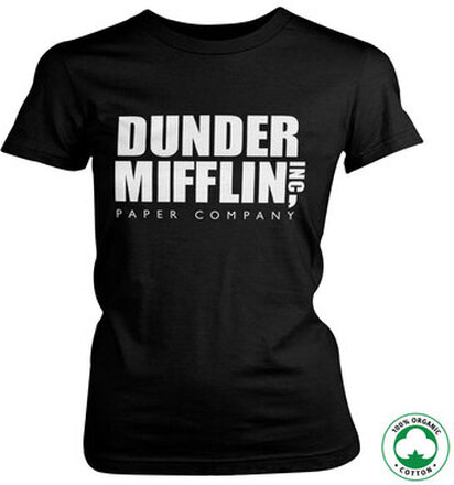 Dunder Mifflin Inc. Logo Organic Girly Tee, T-Shirt