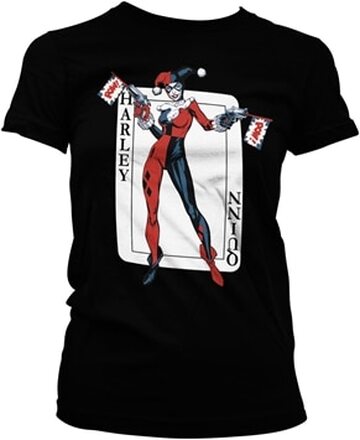 Harley Quinn Card Games Girly Tee, T-Shirt