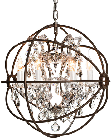 Artwood - ROME CRYSTAL Taklampa S Antique