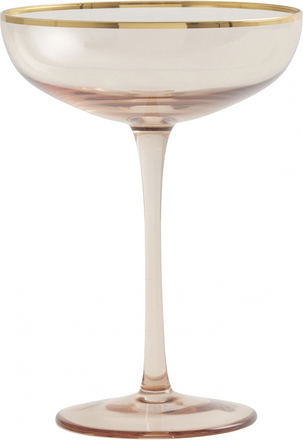 Nordal - GOLDIE cocktail glass w. gold rim