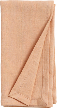 Nordal - Napkin, peach, hemmed