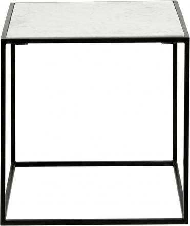 Nordal - CUBE side table, white marble, S