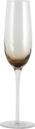 Nordal - GARO champagne glass, brown