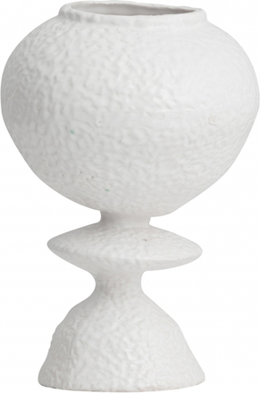 Nordal - MOYO vase, round shape, white glaze