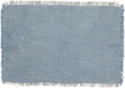 Nordal - ATRIA placemat, light blue, fringes