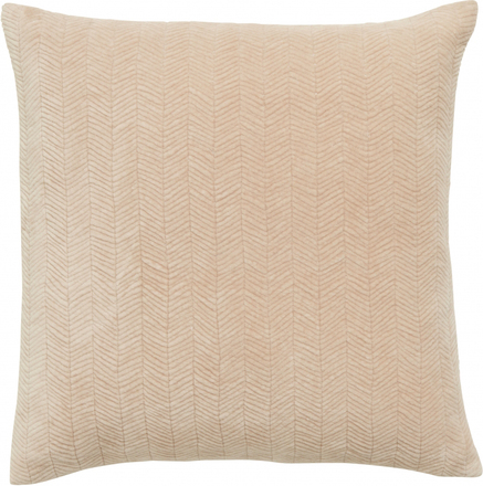 Nordal - Cushion cover, fine lines, rose, velvet