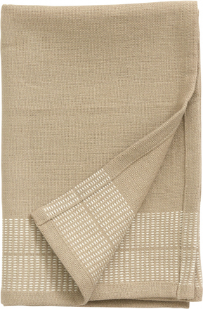 Nordal - SIRIUS tea towel, sand w/white stitching