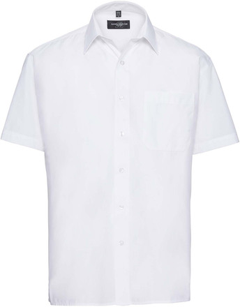 Skjorta Gibson vit regular fit kort ärm