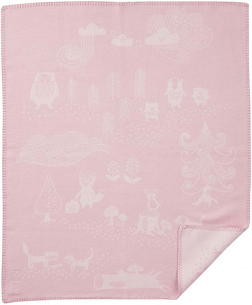 Klippan Little Bear bomullsfilt rosa, Klippan Yllefabrik