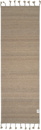 Gångmatta Ull PLAIN BEIGE 80 x 250 cm Classic Collection