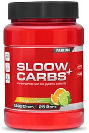 Sloow Carbs +, 1280 g, Apelsin/Lime
