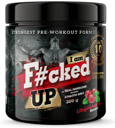 I Am F#cked Up - 10 year anniversary Edition -, Lingonberry, 300 g, Swedish Supplements