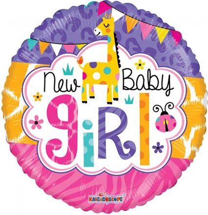 New Baby Girl - Folieballong 46 cm