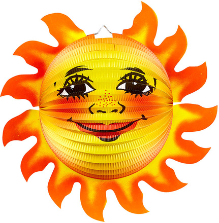 Smilende Sol - Honeycomb 36 cm