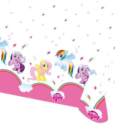 Plastduk 120x180 cm - My Little Pony Regnbue