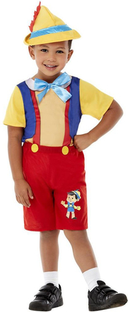 Pinocchio Inspirert Kostyme til Barn - Strl 3-4 ÅR