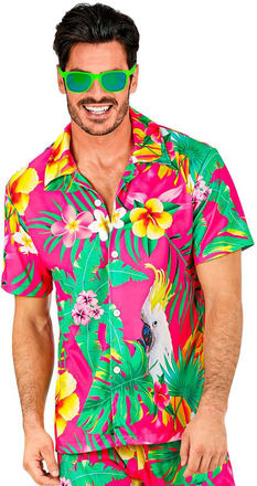 Tropisk Rosa Hawaii Skjorte - L/XL
