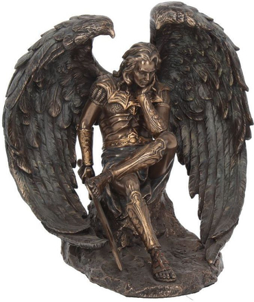 Lucifer den Falne Engel Figur i Bronse 16,5 cm