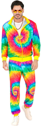 Unisex Tie Dye Joggedress til Voksen - Small