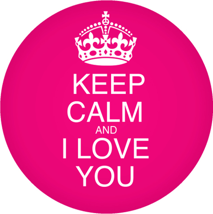 Keep calm and i love you