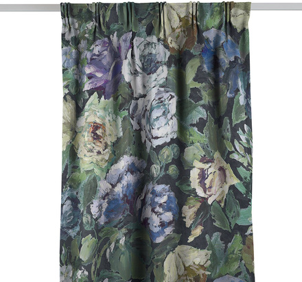 Designers Guild Bloomsbury Rose Indigo Sammetsgardin