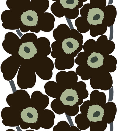 Marimekko Unikko Svart Vaxduk