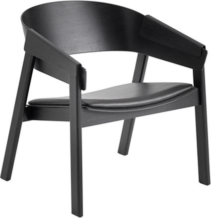 Muuto Cover Lounge Chair - Sort - Sort Læder