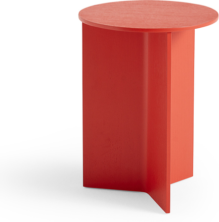 HAY Slit Table - Wood - High - Candy Red