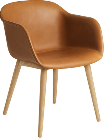 Muuto Fiber Armchair - Oak - Cognac