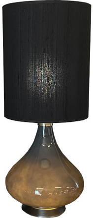 Flavia Mini bordlampe - grå - seda negra skærm