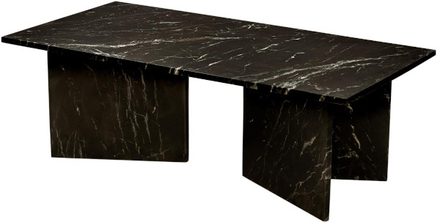 Jakobsdals Geisli marmor sofabord - 120x60 - black