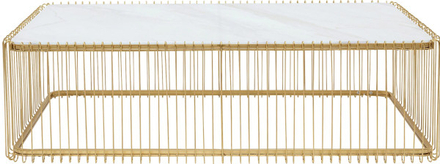 Kare Design Wire sofabord - brass - 145x70
