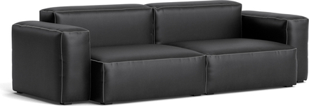 HAY Mags Soft Sofa - Low Arm - 2.5 Pers. - Sort Sense Læder