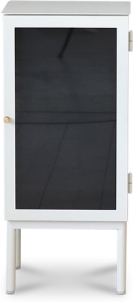 Revel vitt sängbord 75 cm med höger hängd dörr