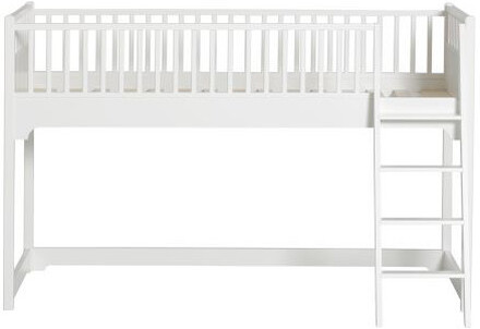 SEASIDE Low Loft Bed - White