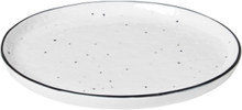 Desserttallerken M/Dots'salt' Home Tableware Plates Small Plates White Broste Copenhagen