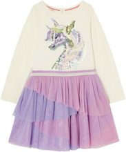 Lilac Monsoon Kids Disco Unicorn Dress 12-13 år 7-8 år 9-10 år 5-6 år 11-12 år Kids Girl Daywear Dresses