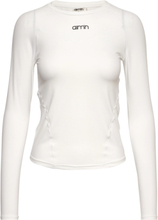 Soft Basic Long Sleeve T-shirts & Tops Long-sleeved Hvit AIM'N*Betinget Tilbud