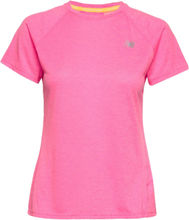 Impact Run Short Sleeve T-shirts & Tops Short-sleeved Rosa New Balance*Betinget Tilbud