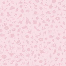 RoomMates behang Peel and Stick Disney Princess Icons 52 x 503 cm vinyl roze