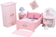 Le Toy Van Dukkehusmøbler - Sugar Plum soveværelse