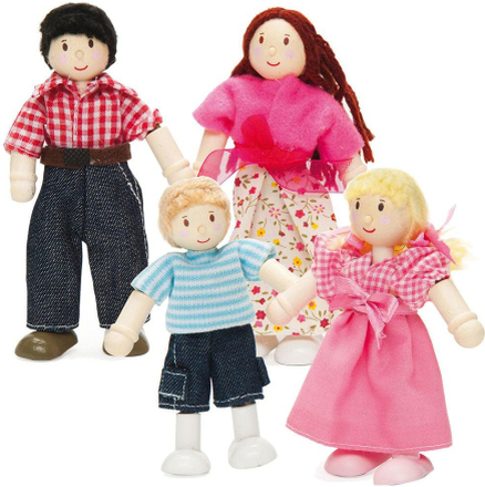 Le Toy Van Dukker til dukkehus Budkin dukkefamilie