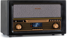 Belle Epoque 1906 Retro-stereoanläggning Radio DAB-radio VHF-radio MP3-uppspelning BT