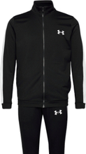 Ua Knit Track Suit Sport Sweatshirts & Hoodies Tracksuits - Sets Black Under Armour