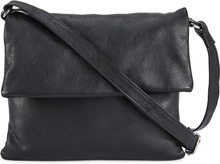 Style Gabriella i sort. Klassisk fold-over taske i et smukt minimalistisk design