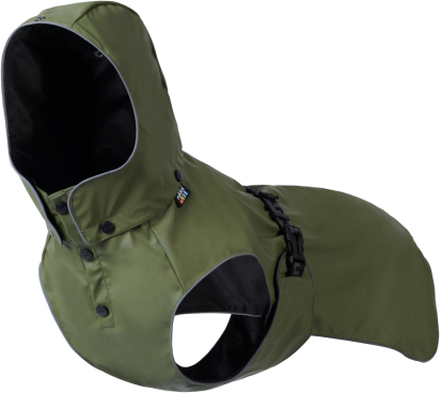 Rukka® Streamy Eco Regenmantel, oliv - ca. 25 cm Rückenlänge