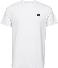Basic Organic Tee Tops T-shirts Short-sleeved White Clean Cut Copenhagen